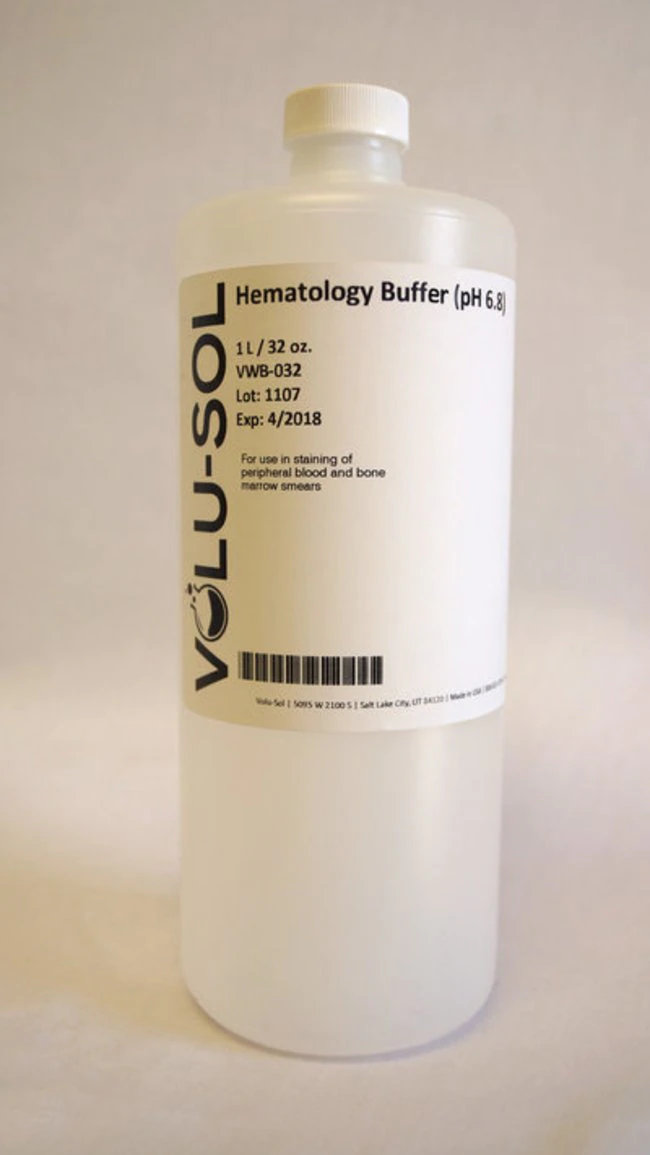 Hematology Reagent Hematology Buffer pH 6.8 32 o .. .  .  